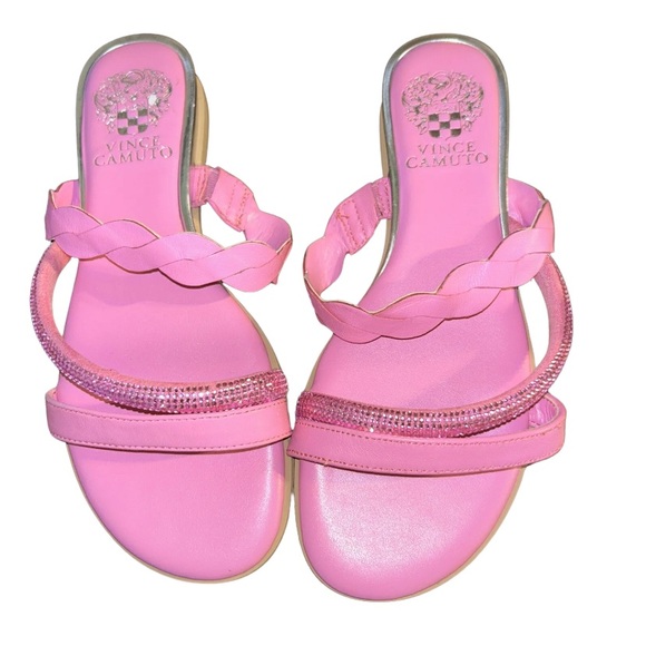 New Vince Camuto Aruelle Leather
Jeweled Sandal - Picture 5 of 5